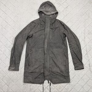 Boris Bidjan Saberi Jacket Mens M Gray Silver Outdoor SS16 Zip Up Snap F19201
